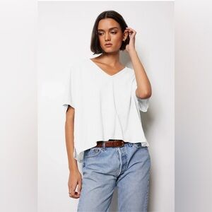 BNWT Bobi Los Angeles Oversized V Neck Tee